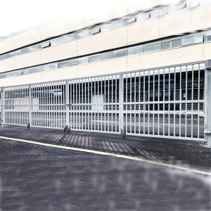 Main Entrance Metal Commercial Driveway Folding Swing Gate