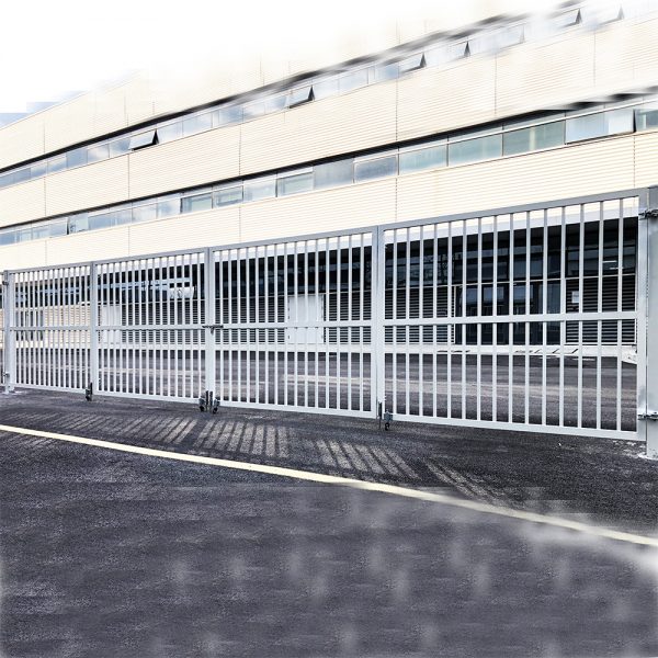 Main Entrance Metal Commercial Driveway Folding Swing Gate