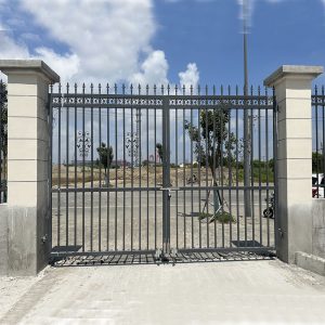 Custom Decorative Patterns Double Swing Gates