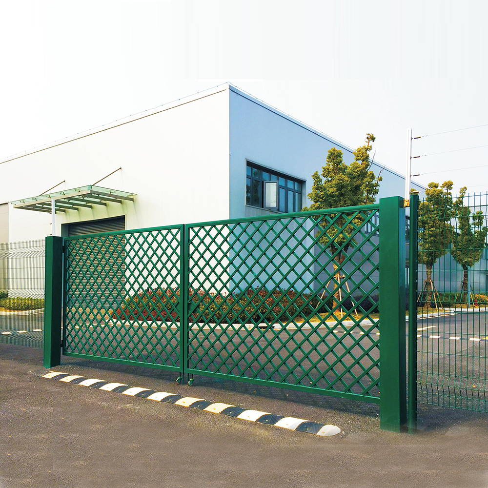 High Quality Idustrial Metal Mesh Fence Swing Gates