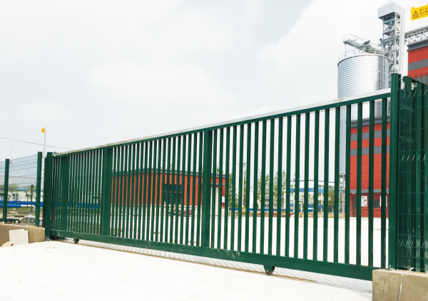 Industrial Manual Simple Design Metal Fence Sliding Gate