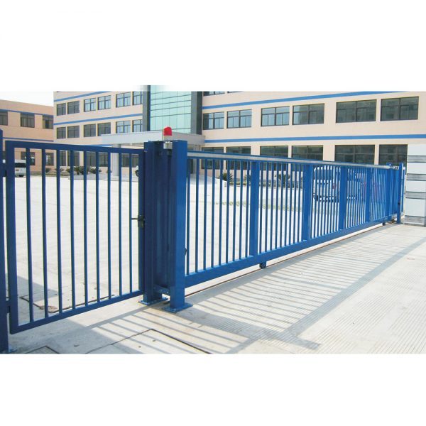 Electric Automatic Blue Metal Fencing Sliding Gate