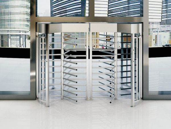 Commercial Entrance Full Height Turnstile Gate