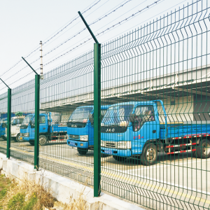 Anti-Climb Curved Wire Mesh Fences For Commercial Area