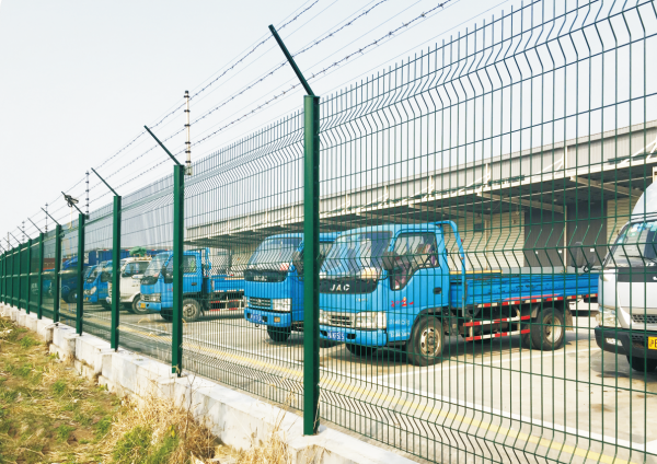 Anti-Climb Curved Wire Mesh Fences For Commercial Area