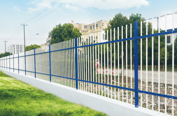 Pedestrian Barrier Tubular Steel Security Fencing