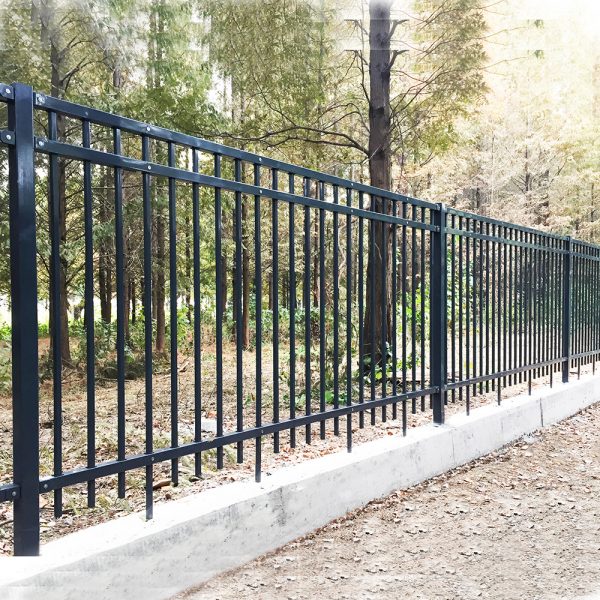 Flat Top Metal Fencing