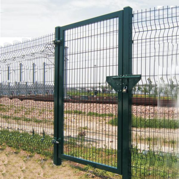 Prison Wire Mesh Fence Single Swing Gates