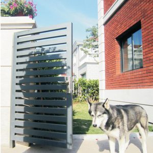 Privacy Security Steel Fence Single Swing Gates