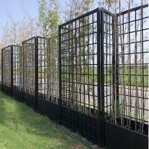 Ornamental Steel Fencing for Plants Protection