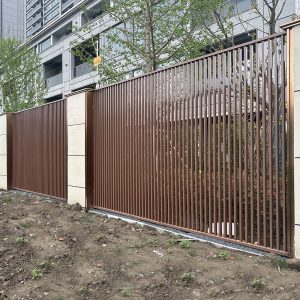 Custom Color Residental Steel Fence